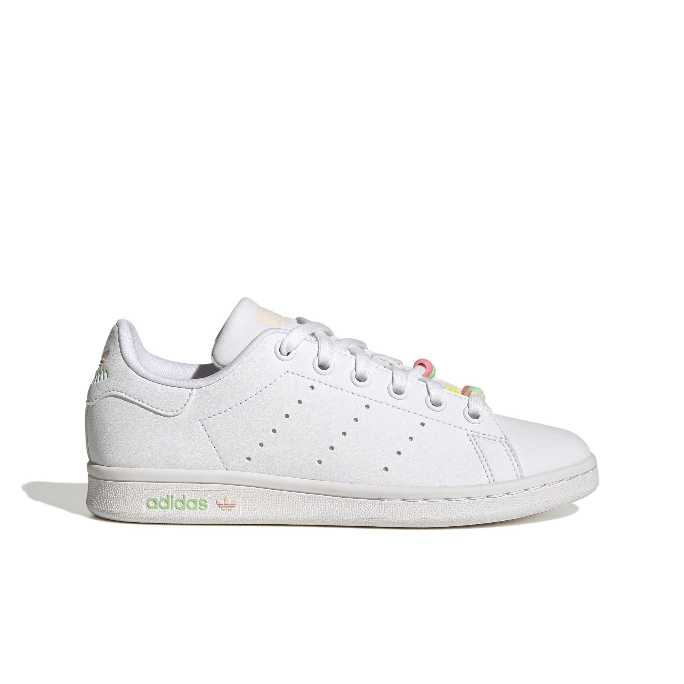 Adidas stan smith top pink grade school